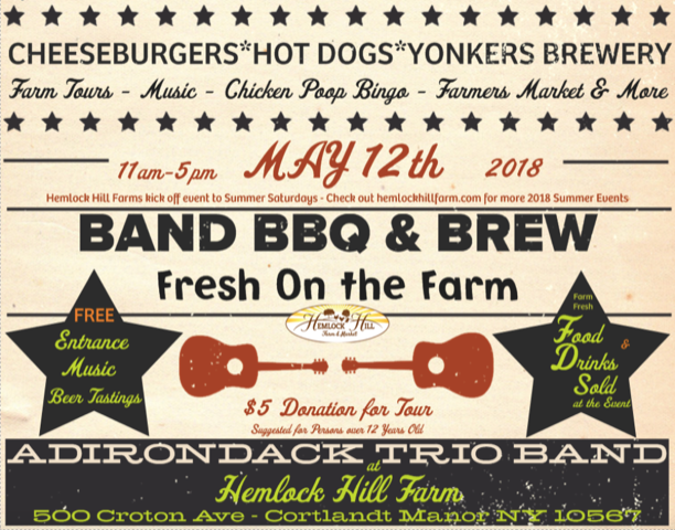 Hemlock Hill May BBQ Flyer