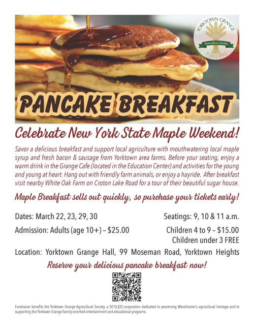 Pancake Breakfast Maple Weekend Flyer